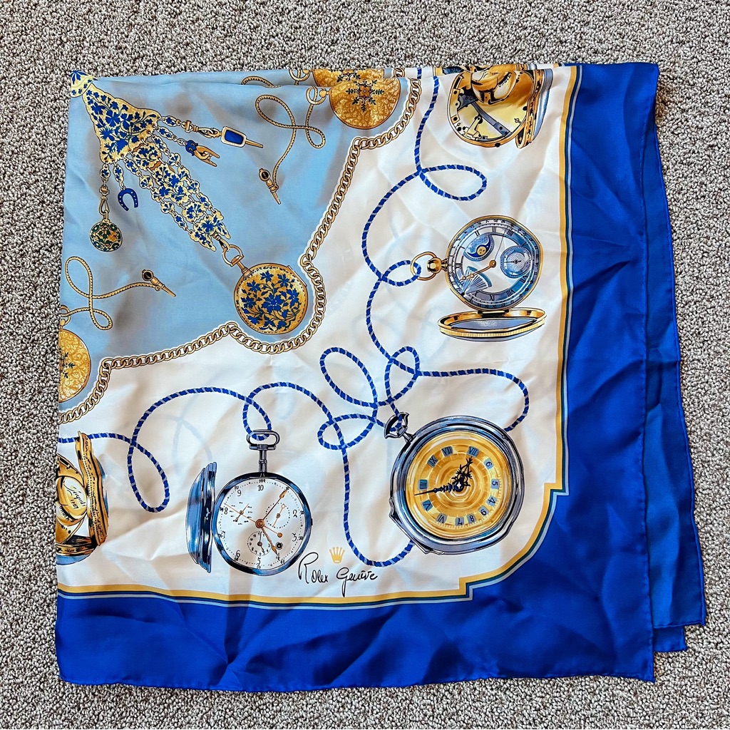 Rolex Silk Printed Scarf Rolex Silk Printed Scarf
